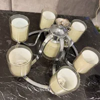 لوستر نئوکلاسیک هفت شعله و دو تا تک شعله