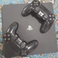 ps4 slim دو دسته اصلی  یک ترابایت  همراه ۶ بازی|کنسول، بازی ویدئویی و آنلاین|اصفهان, باغ زرشک|دیوار