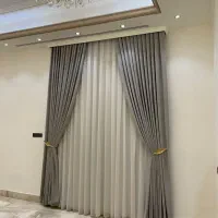 حریر و مخمل و کتان و کرکره.پذیرایی اتاق خاب|پرده، رانر، رومیزی|تهران, عبدل‌آباد|دیوار