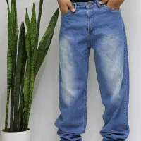 شلوار لی بالونی مردانه و زنانه آبی و زغالی|لباس|کرج, چمران|دیوار