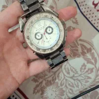 ساعت مچی استیل کرنوگراف / معیوب / قاب آسیب‌دیده