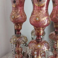 لوستر لاله عباسی آنتیک به همراه دیوارکوب|لوستر و چراغ آویز|تهران, نارمک|دیوار