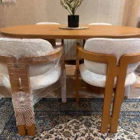 میزناهارخوری ۶ نفره آکبند چوب سوپرراش