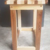 چارپایه چوبی ، میز چوبی کوچک|مبلمان خانگی و میز عسلی|طرقبه, |دیوار