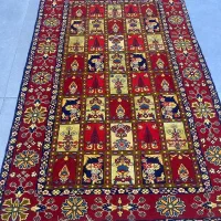 فرش دستباف (بساک)۳ متری نقشه بختیار چله ابریشم|فرش|مشکیندشت, |دیوار