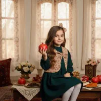 لباس یلدایی کودکانه