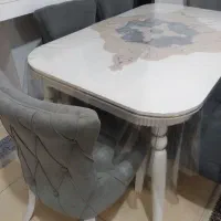 میز نهارخوری ۶ نفره کاملا سالم‌ودرحدنو|میز و صندلی غذاخوری|فسا, |دیوار