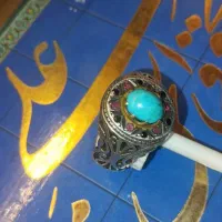 انگشتر فیروزه.
