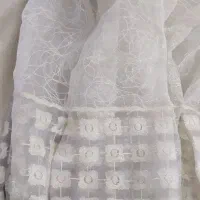 پرده حریر شاین دار و طرح دار