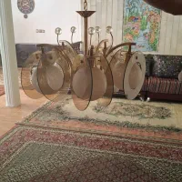 لوستر کم کار|لوستر و چراغ آویز|اصفهان, قلعه طبره|دیوار