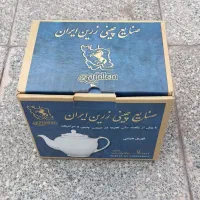 قوری گلسرخی هیئتی زرین|قوری، کتری، قهوه‌ساز دستی|کرمان, |دیوار