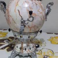 یک عدد سماور گازی بسیار شیک و تمیز طرح ماربل|سماور، چای‌ساز، قهوه‌ساز|رشت, یخسازی|دیوار