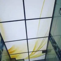 سقف کاذب کناف تایل پی وی سی|خدمات پیشه و مهارت|کرج, شهرک نهال و بذر|دیوار