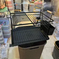 آبچکان دو طبقه فلزی جاظرفی|آب‌چکان و نظم‌دهنده ظروف|ری, حمزه‌آباد|دیوار