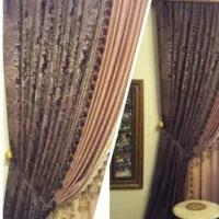 تعدادی پرده تور وحریرومخمل ترک به بدلیل جابجایی|پرده، رانر، رومیزی|تهران, شهران شمالی|دیوار