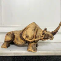 کرگدن دست ساز نو چوب راش