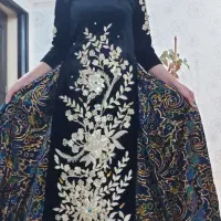 لباس محلی مشکی مخمل