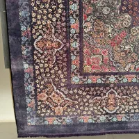 فرش دودوی طوسی ناز گل کد۶۷۶۰جدید ۱۲۰۰شانه|فرش|شیراز, قلات|دیوار