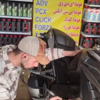 کارشناس موتور سیکلت200اپاچی nsکلیکtvsلاکیyamaha