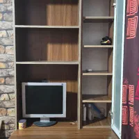 کتابخانه|کتابخانه، شلف، قفسه‌های دیواری|تهران, جنت‌آباد جنوبی|دیوار