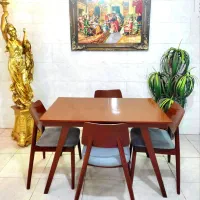 غذاخوری ۴ نفره تمام چوب اعلا ۷۰٪زیر قیمت فروشگاهی