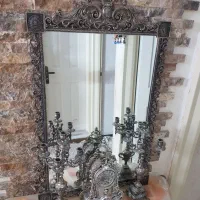 ایینه‌‌شمعدان‌برنجی|آینه|گلستان (تهران), |دیوار