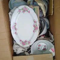 چینی گل قرمز اصل ژاپن سرویس کامل