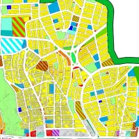 زمین ۱۶۵ متری روی بیست متری