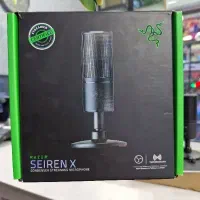 میکروفن ریزر seiren x همراه با پایه نگهدارنده boya