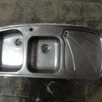 سینک دو لگن اخوان همراه شیر
