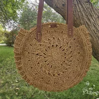 کیف رافیا گرد بزرگ