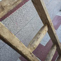 نردبان آهنی و چوبی تسمه دار و محافظ دار|ابزارآلات|زنجان, |دیوار