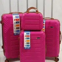 چمدان شرکتی آستر کرم مشکی نوار شکلاتی با کاور آک|کیف، کفش، کمربند|تهران, مظاهری|دیوار