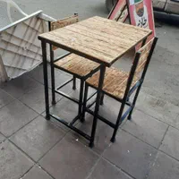 میز و صندلی چوبی تاشو سفارشی ساخت|مبلمان خانگی و میز عسلی|کرج, ساسانی (قلمستان)|دیوار
