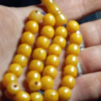 تسبیح آلمان قدیمی وسکه ومهره