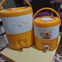 کلمن اب دو قلو بزرگ و کوچیک قدیمی بسیار محکم