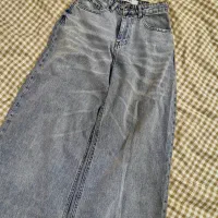 شلوار فول بگ جین طوسی|لباس|شیراز, تلخ داش|دیوار