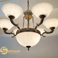 ست ۳ عدد لوستر ۶ شاخه مجلل و کلاسیک