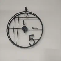 ساعت دیواری فلزی