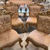 ۴ عدد صندلی بدون میز ناهارخوری چوب اصل درحدنو