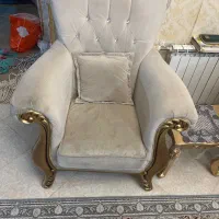 مبلمان راحتی هفت نفره باسه عددجلو مبلی|مبلمان خانگی و میز عسلی|تهران, آبشار تهران (دریاچه)|دیوار