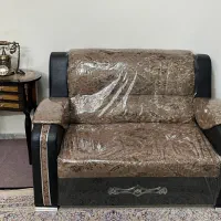مبل راحتی ست کامل تمیز به همراه میز تلفن فروش فوری|مبلمان خانگی و میز عسلی|تهران, جلیلی|دیوار