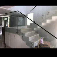 کارگاه تولید نرده شیشه سکوریت.نرده استیل نرده کابل|خدمات پیشه و مهارت|نوشهر, |دیوار