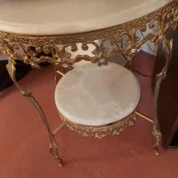 میز تلفن برنز