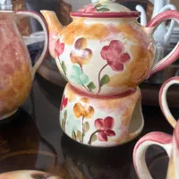 ظروف سرامیکی گلدار