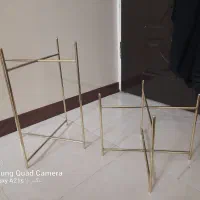 شلف چوبی وفلزی گلدان