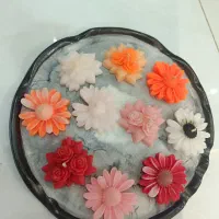 شمع وظروف سنگ مصنوعی|صنایع دستی و سایر لوازم تزئینی|شیراز, شهرک قمشه|دیوار