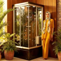 کابین دوش سونا بخار برای کَندن استرس از بدن جکوزی