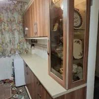 کابینت mdf طرح چوب به همراه ویترین|مصالح و تجهیزات ساختمان|تهران, خرمشهر|دیوار