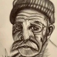 تعدادی طراحی چهره سیاه قلم|تابلو، نقاشی، عکس|پردیس, فاز ۱|دیوار